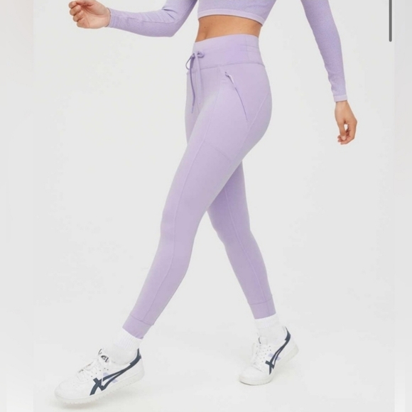 aerie Pants - NWT Offline by Aerie Purple Warmup Pocket Leggings Size XL